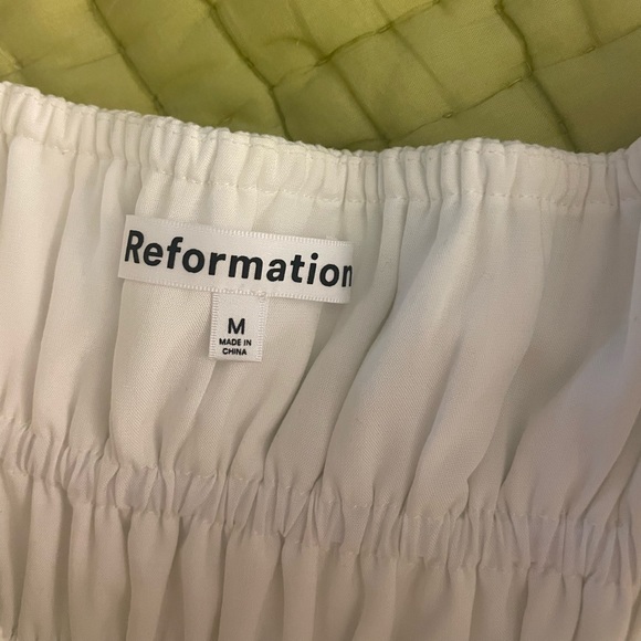 Reformation Kathleen White Summer Dress🌈🤍 - Picture 9 of 11